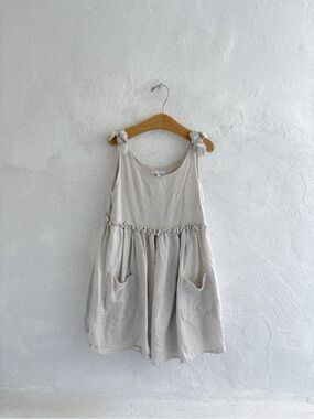BTWEEN size 8 linen cotton blend dress